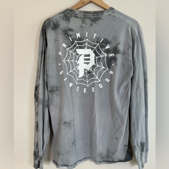Primitive Skateboarding Long Sleeve Shirt Skate Tie Dye Men’s M Medium 2008 - Picture 2 of 6
